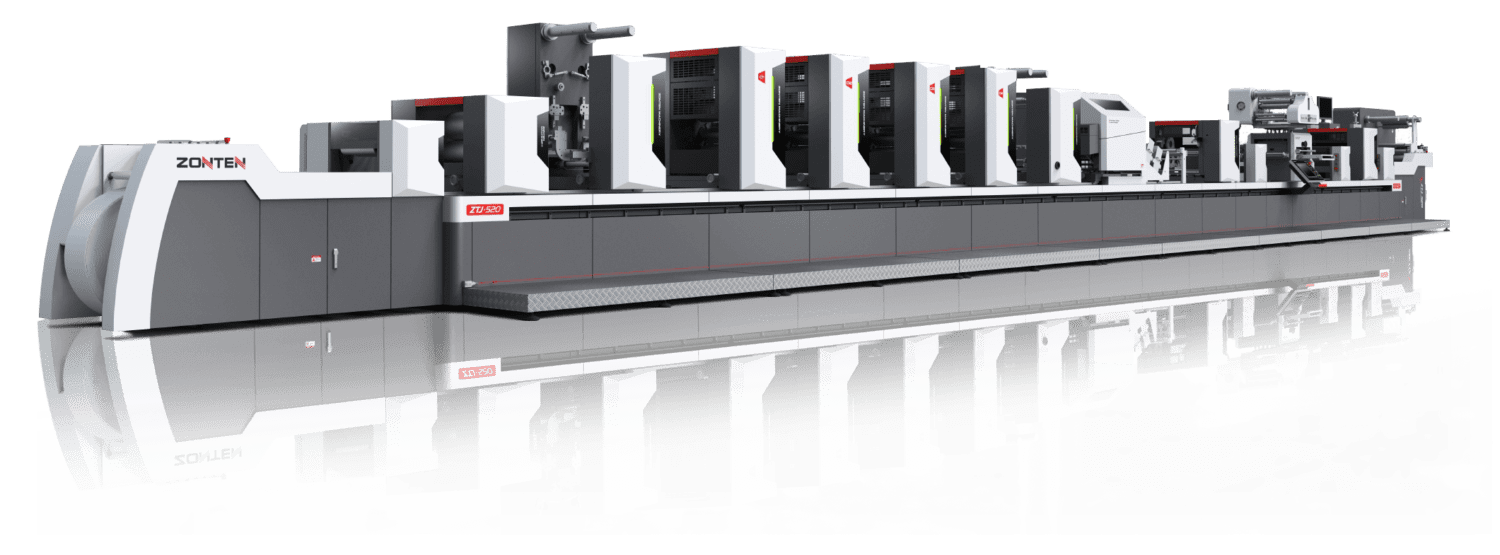 ZONTEN ZTJ Serisi Yarı Rotatif Bobin Ofset Etiket Baskı Makineleri